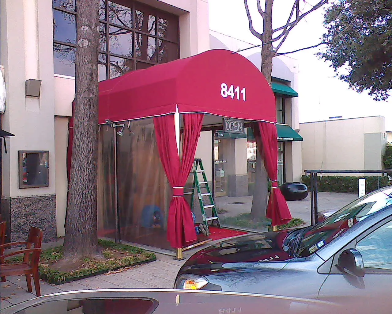 Restaurant awning