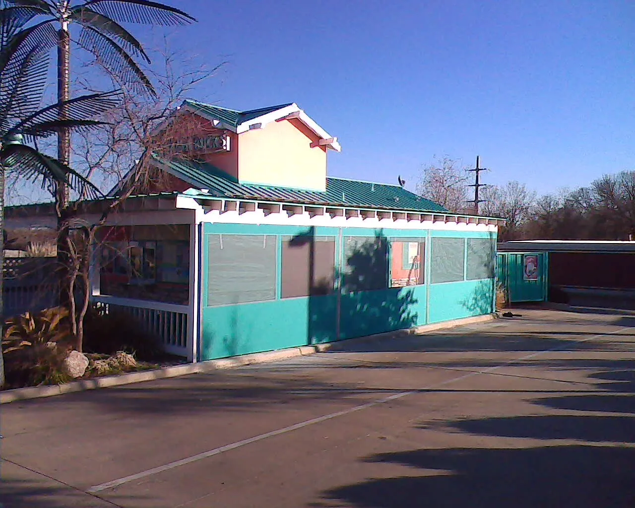 Restaurant awning