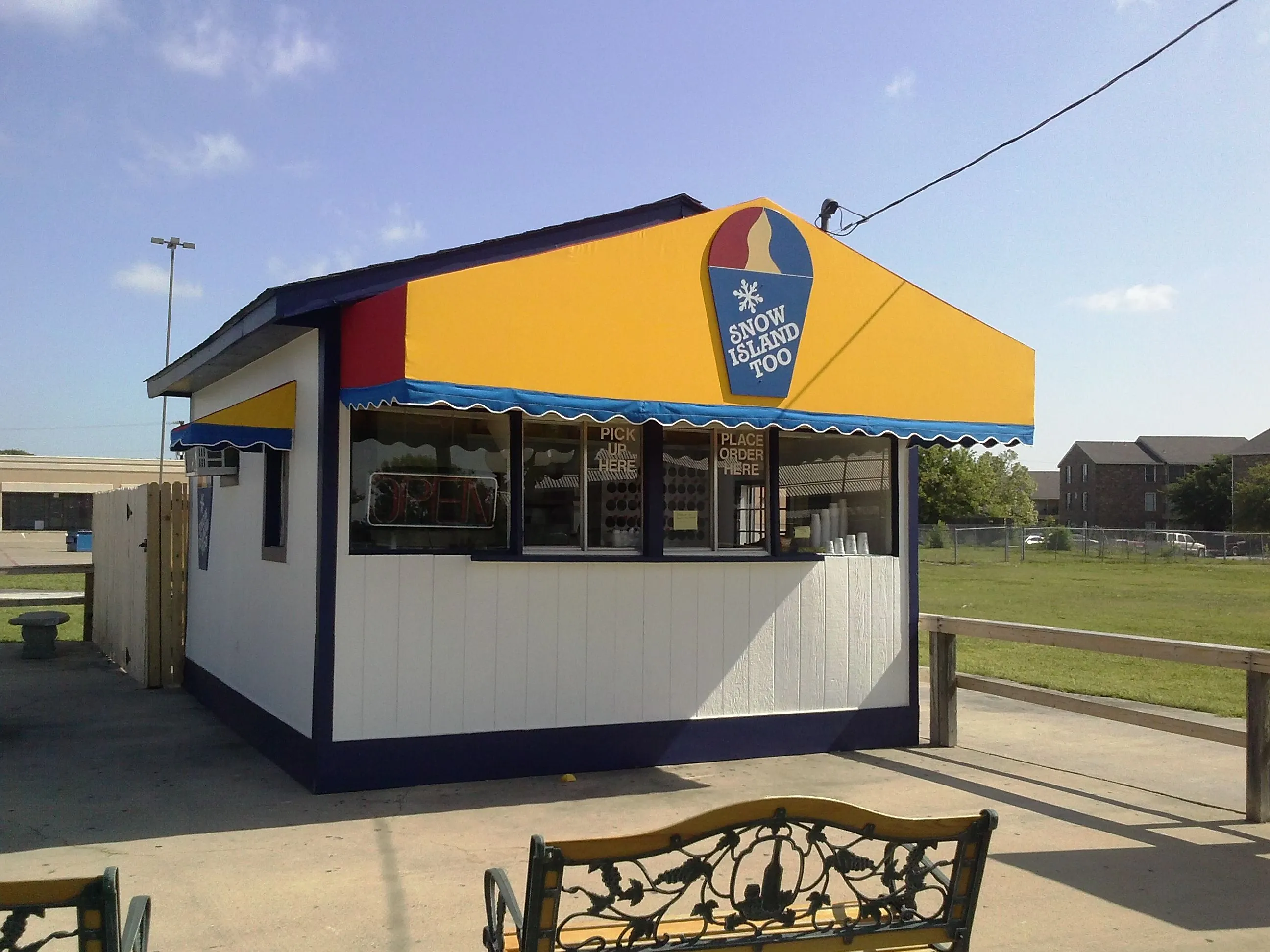Restaurant awning