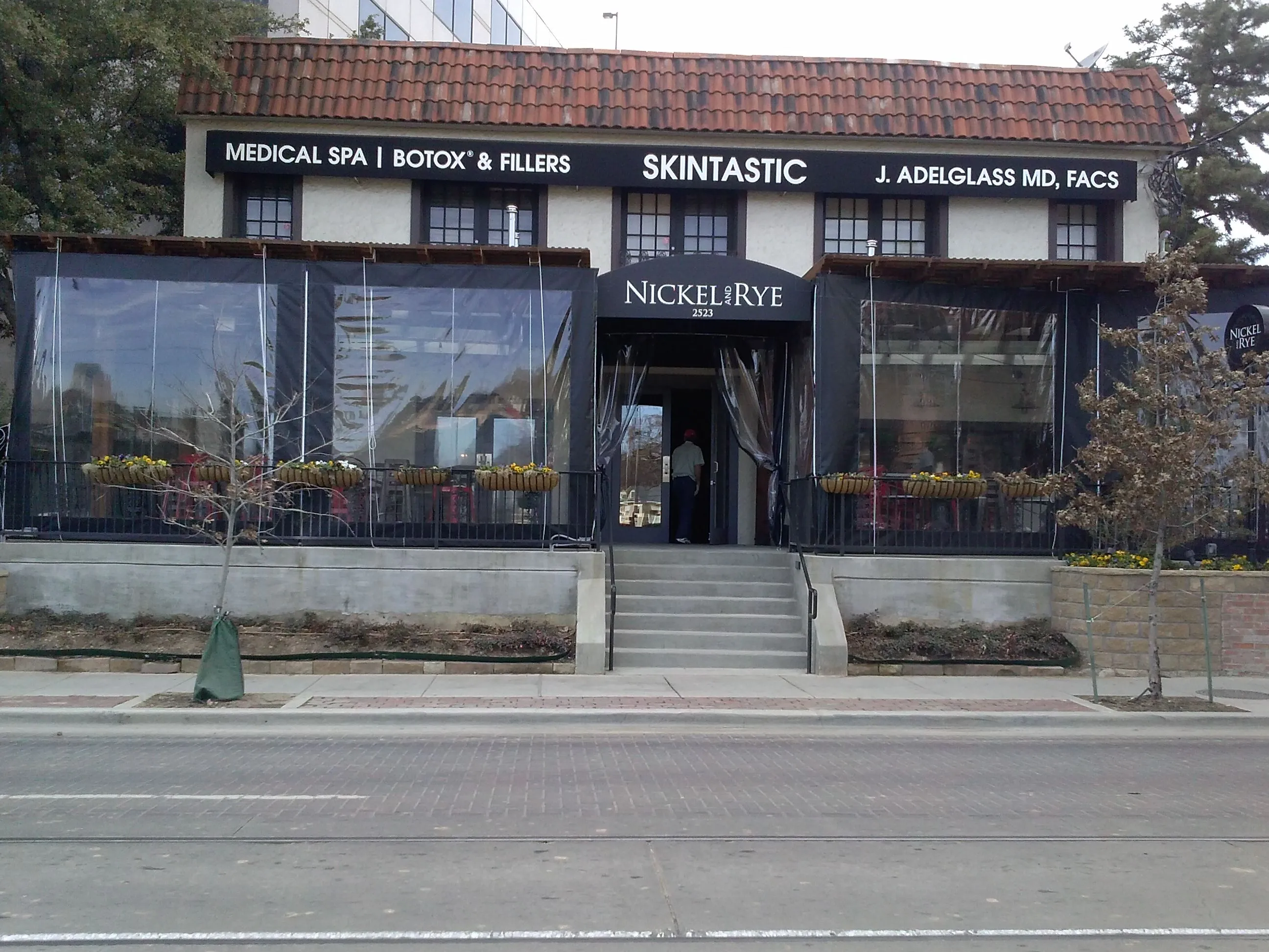 Restaurant awning