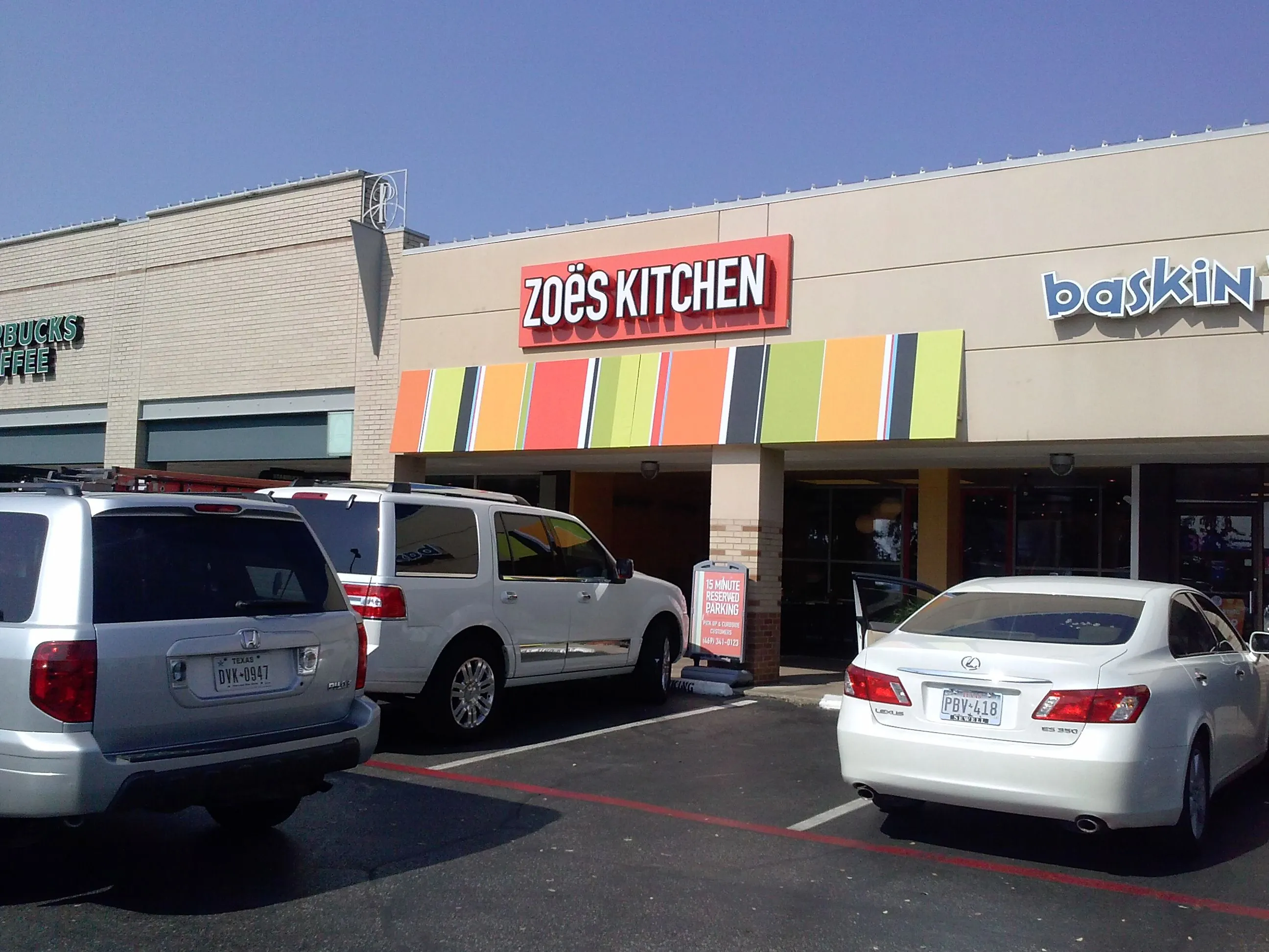 Restaurant awnings