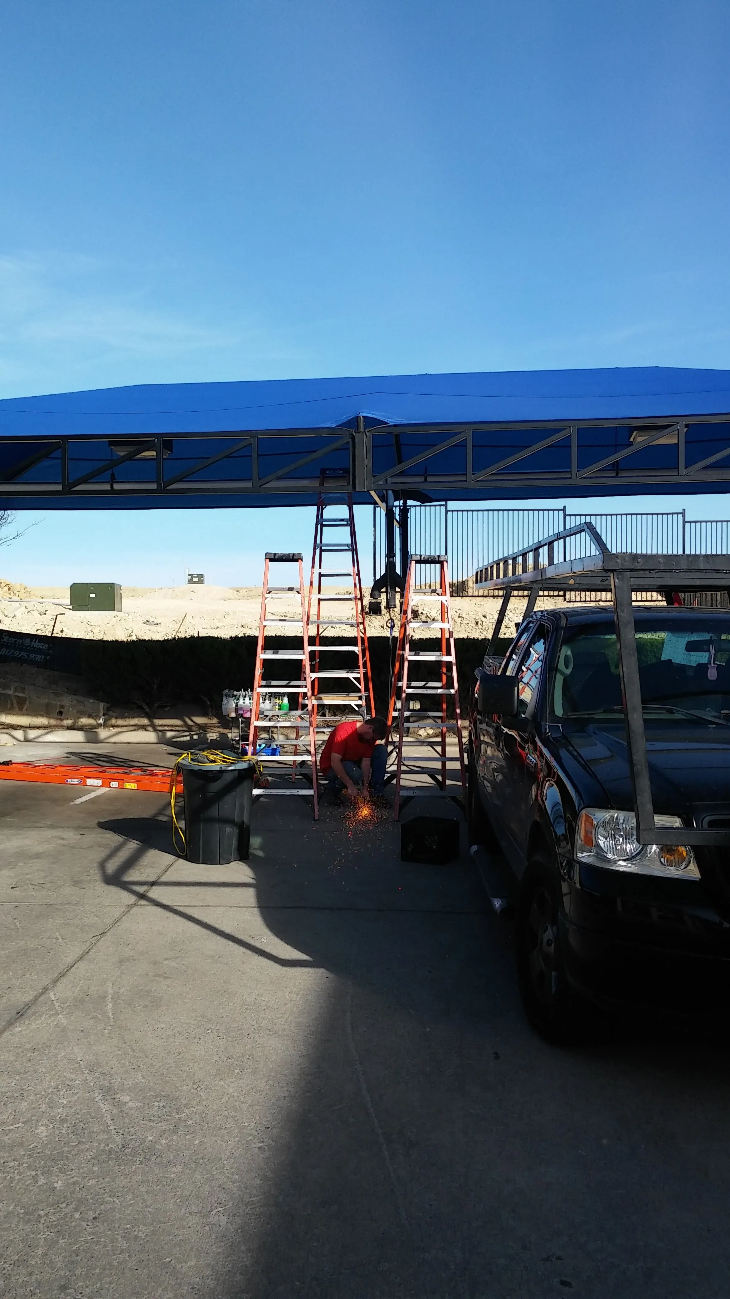 Commercial awning project